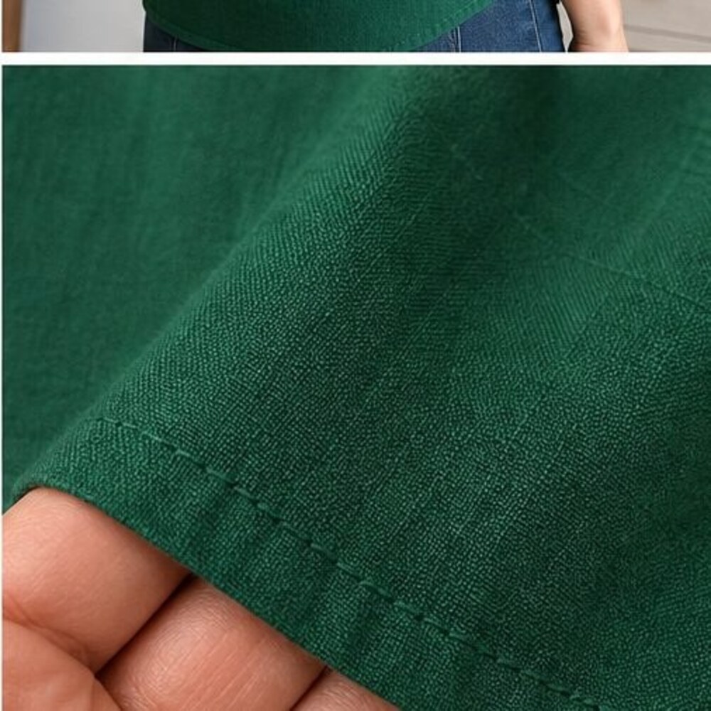 Emerald Ruffle Blouse - Picture 6 of 6